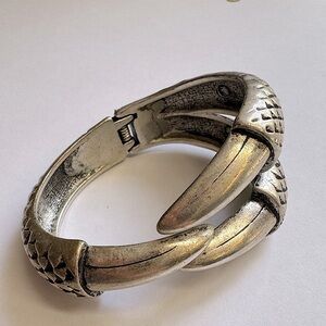 Silver Dragon Claw Cuff Bangle Bracelet NWOT